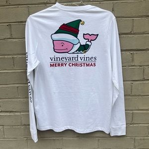 NWT Vineyard Vines Elf Whale Size XL 18 Long Sleeve T-Shirt
